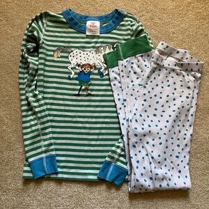 Hanna Andersson Pippi Longstocking Longjohns size 130 10